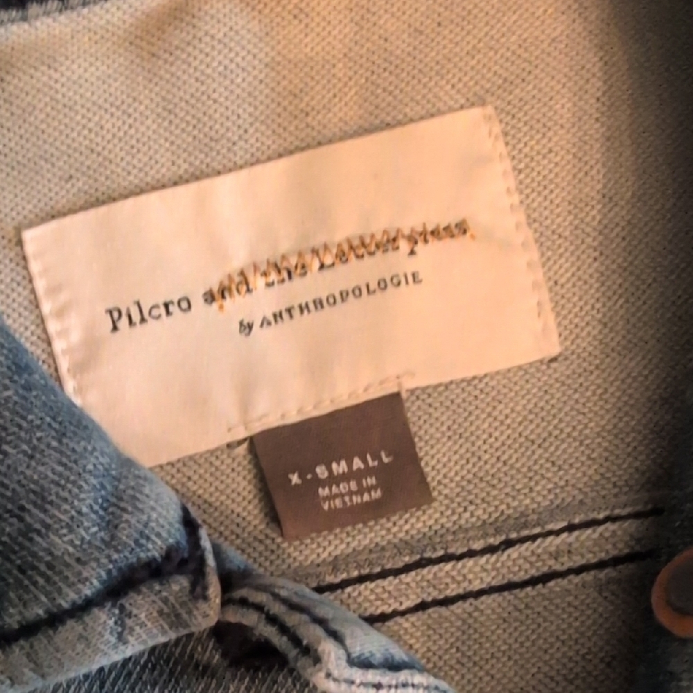 Pilcro and the Letterpress Light Blue Denim Jacket - Picture 2 of 11